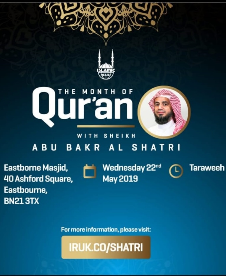 Special evening with Sheikh Abu Bakr Al-Shatri